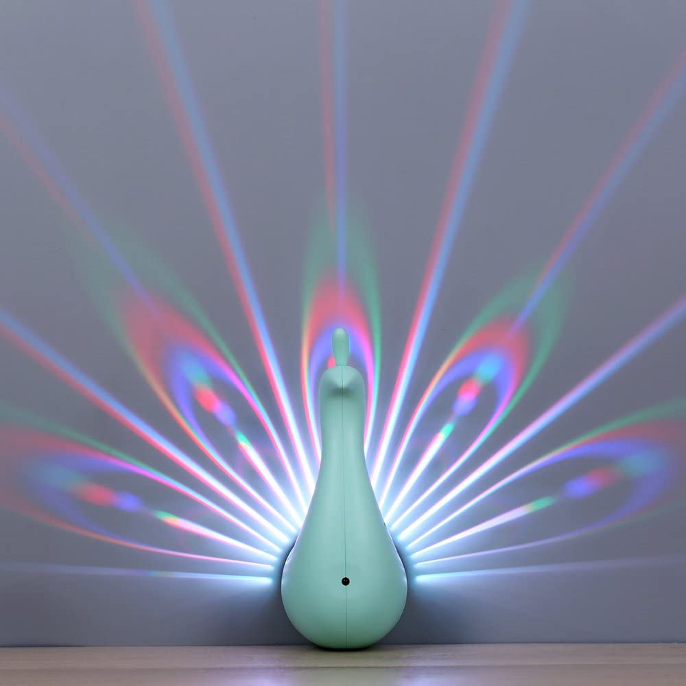 Ellumenation™- Peacock Nightlight Projector - Ellumenation
