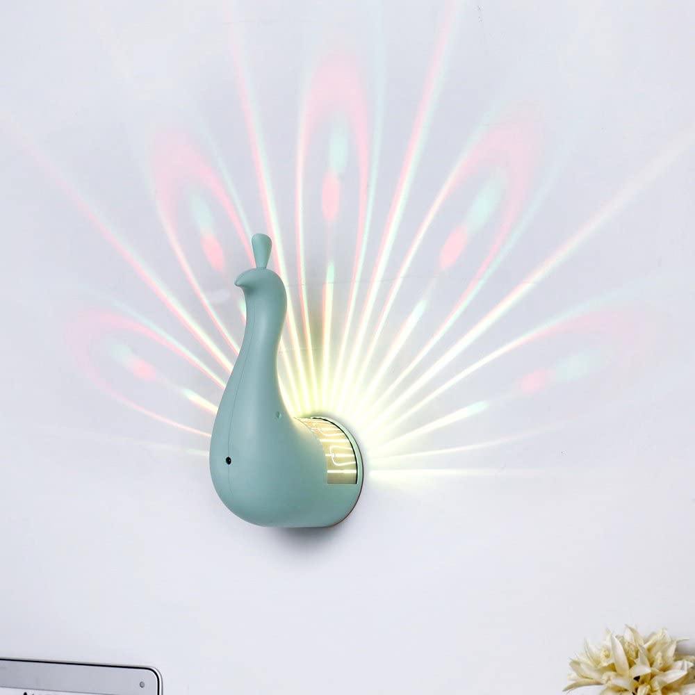 Ellumenation™- Peacock Nightlight Projector - Ellumenation